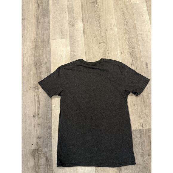 Volcom Shirt Mens Medium Black Gray Short Sleeve Graphic Tee Modern Skate Style - Picture 5 of 7